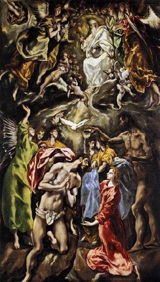 El Greco The Baptism of Christ oil painting picture